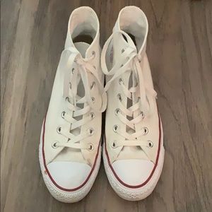 Converse White High Tops